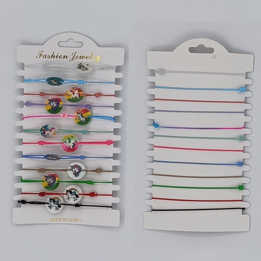 Bracelet cordon Licorne "ronde"