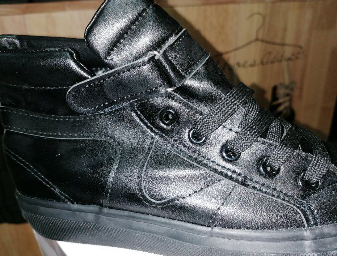 Baskets montantes noires (36/41)